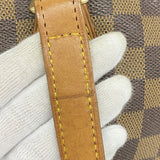 【6hc2701】ルイヴィトン トートバッグ ダミエ 100周年記念 コロンビーヌ N99037 エベヌ【中古】レディース