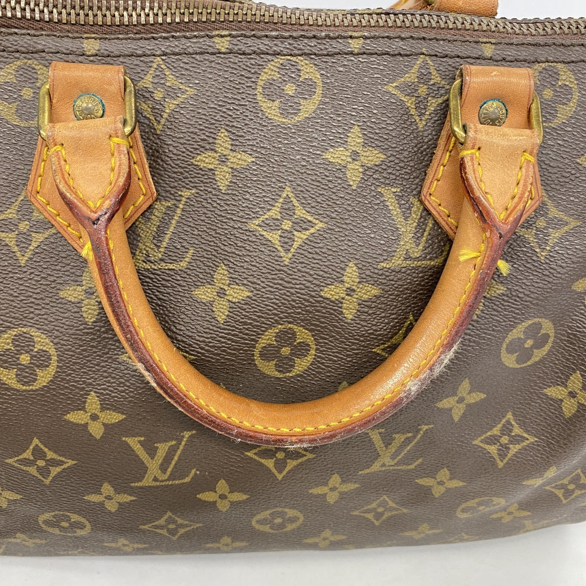 【6hc2703】ルイヴィトン ハンドバッグ モノグラム スピーディ30 M41108 ブラウン【中古】レディース