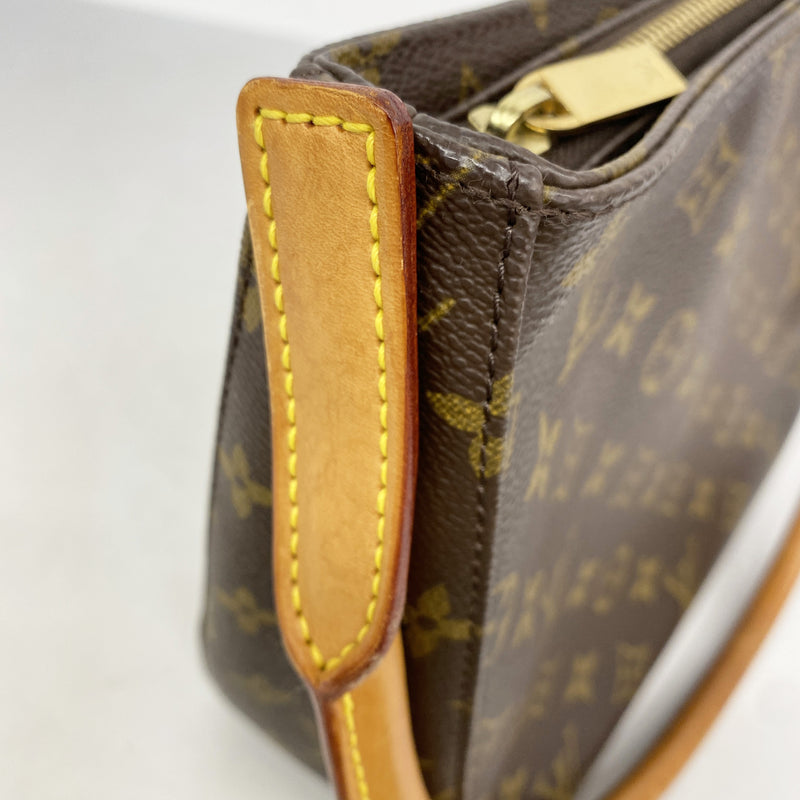 【6hc2723】ルイヴィトン ショルダーバッグ モノグラム ルーピングMM M51146 ブラウン【中古】レディース