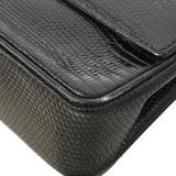 【6hc2751】シャネル ショルダーバッグ チェーンショルダー リザード ブラック ゴールド金具【中古】レディース