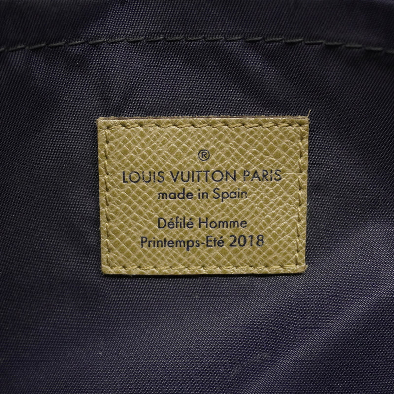 【6hc2759】ルイヴィトン ボディバッグ モノグラム・パシフィック メッセンジャーPM M43829 ブルー【中古】メンズ