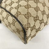 【6hc2762-k】グッチ ショルダーバッグ GGキャンバス 449173 キャンバス ベージュ シルバー金具【中古】レディース