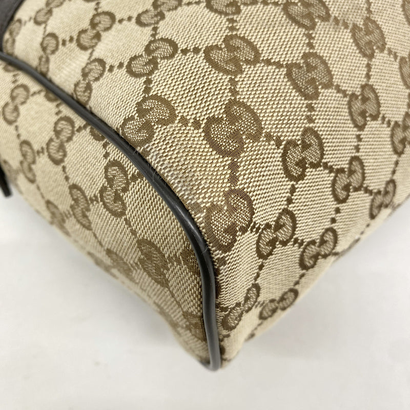 【6hc2762-k】グッチ ショルダーバッグ GGキャンバス 449173 キャンバス ベージュ シルバー金具【中古】レディース
