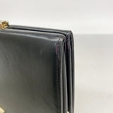 【6hc2765-k】シャネル クラッチバッグ ラムスキン ブラック アイボリー シャンパンゴールド金具【中古】メンズ レディース ユニセックス