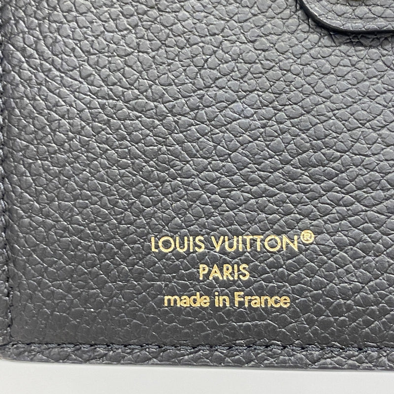 【6hc2779-k】ルイヴィトン 財布 モノグラム・アンプラント ポルトフォイユリサ M83365 ノワール【中古】レディース