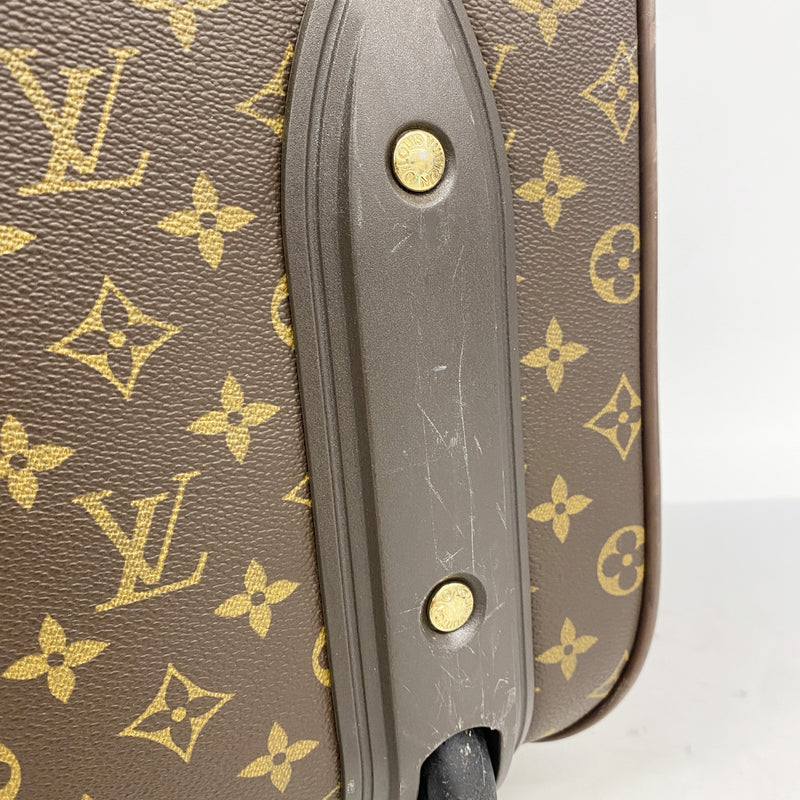 【6hc2782-k】ルイヴィトン キャリーバッグ モノグラム ぺガス45 M23293 ブラウン【中古】メンズ レディース ユニセックス