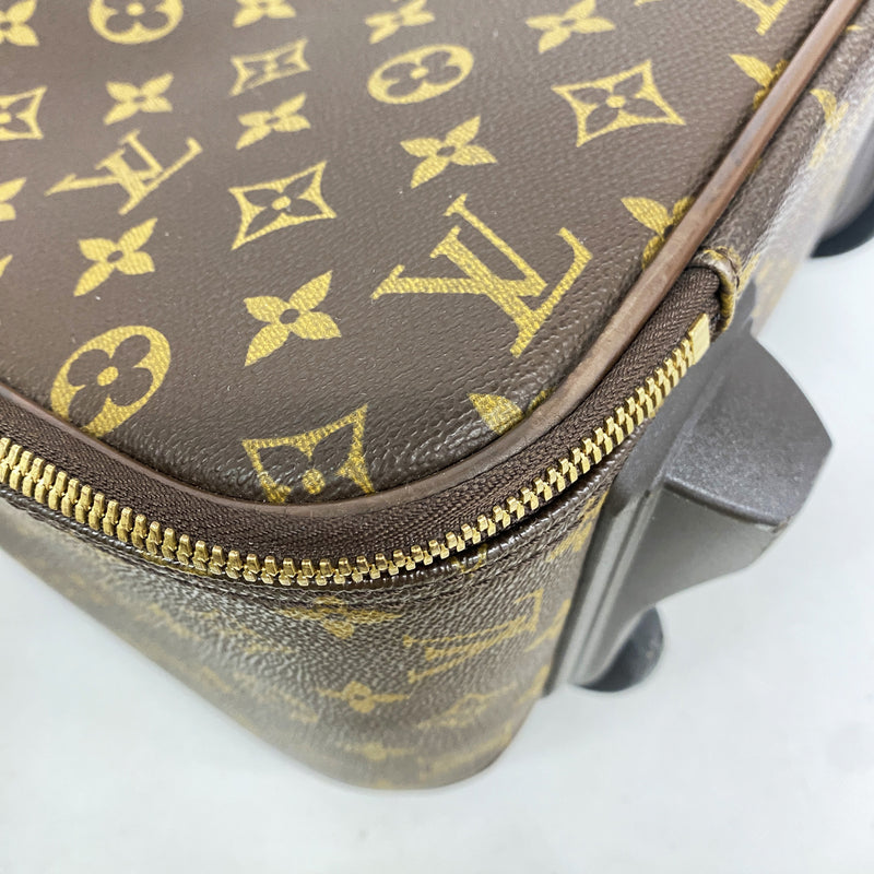 【6hc2782-k】ルイヴィトン キャリーバッグ モノグラム ぺガス45 M23293 ブラウン【中古】メンズ レディース ユニセックス
