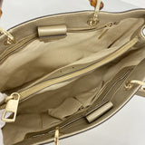 【6hc2784-k】グッチ ハンドバッグ バンブー 323660 レザー ペールシルバー シャンパンゴールド金具 2wayバッグ【中古】レディース