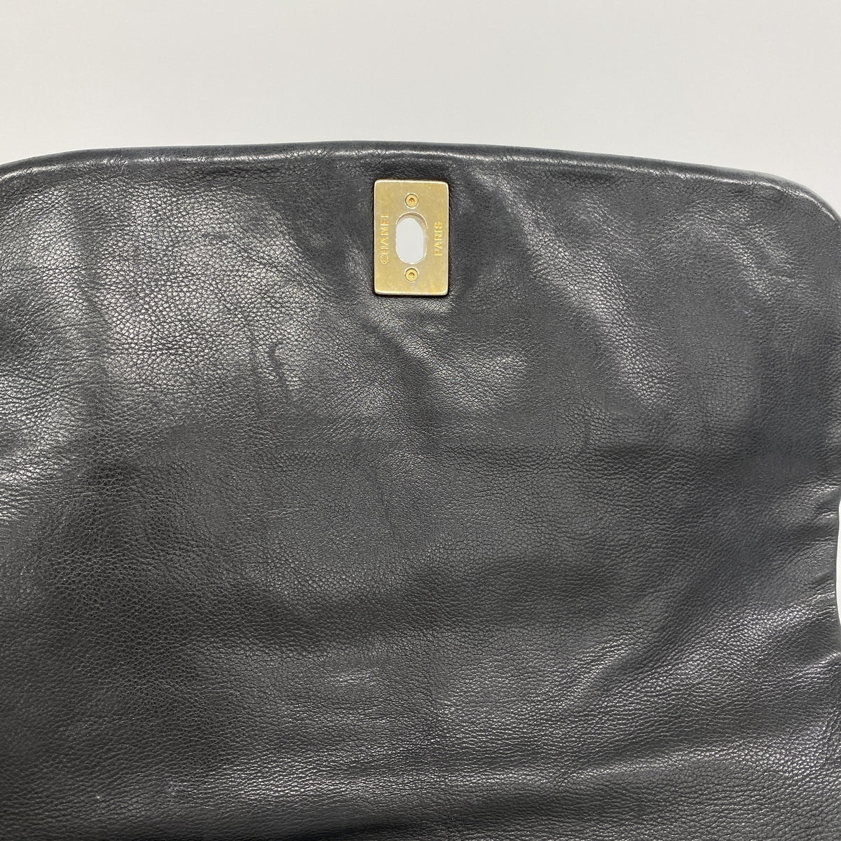 【6hc2794-k】シャネル ショルダーバッグ ワイルドステッチ チェーンショルダー レザー ブラック ゴールド金具【中古】レディース
