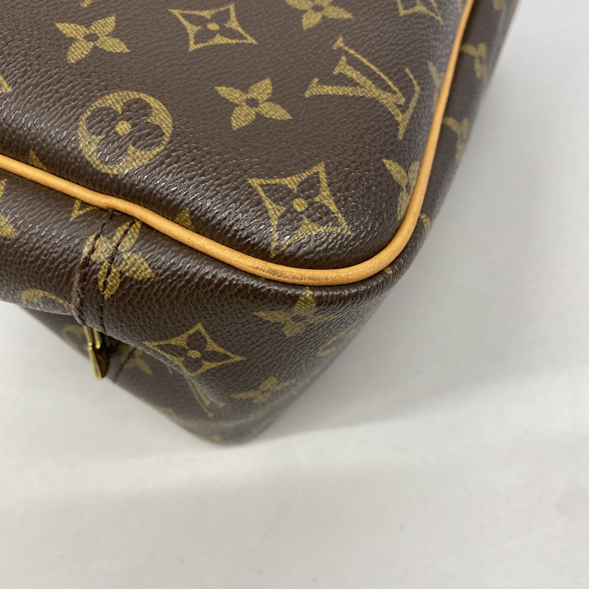 【6hc2797】ルイヴィトン ハンドバッグ モノグラム ドーヴィル M47270 ブラウン【中古】レディース