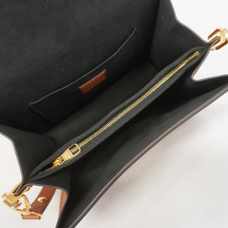 【6hc2829】ルイヴィトン ショルダーバッグ モノグラム・リバース ドーフィーヌMM M44391 ブラウン【中古】レディース