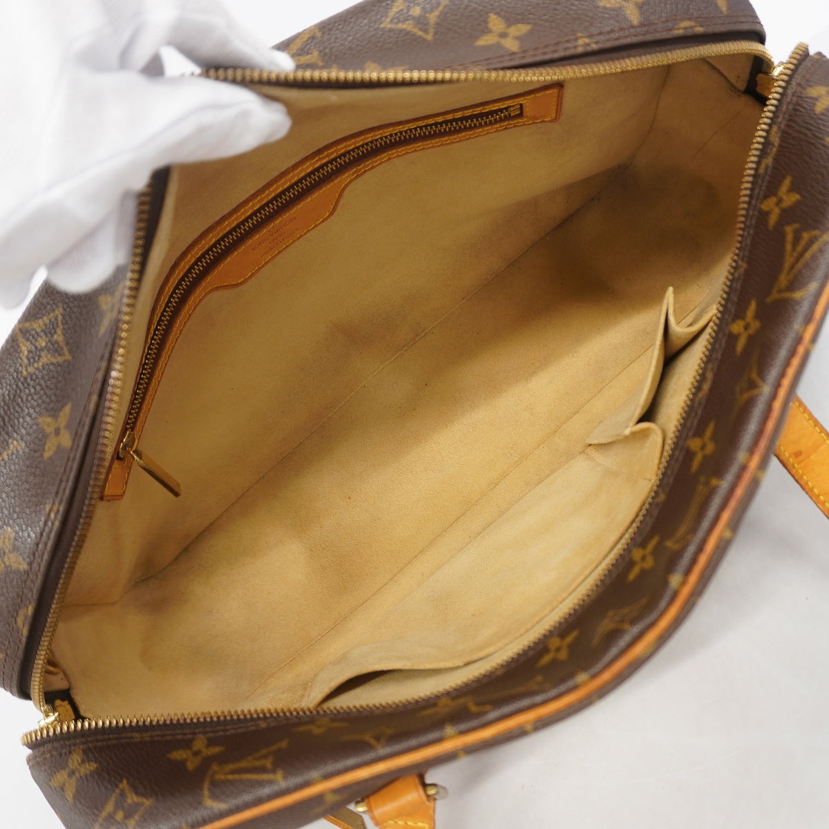 【6hc2831】ルイヴィトン ショルダーバッグ モノグラム シテGM M51181 ブラウン【中古】レディース