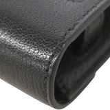 【6hc2835】エルメス ショルダーウォレット ケリートゥーゴー シェーブルシャムキラ ブラック K刻印 エレクトラム金具【中古】レディース