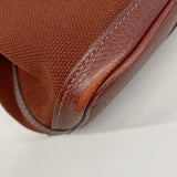 【6hc2836】エルメス トートバッグ プティットサンチュール トワルアッシュ レッド シルバー金具 □K刻印【中古】レディース