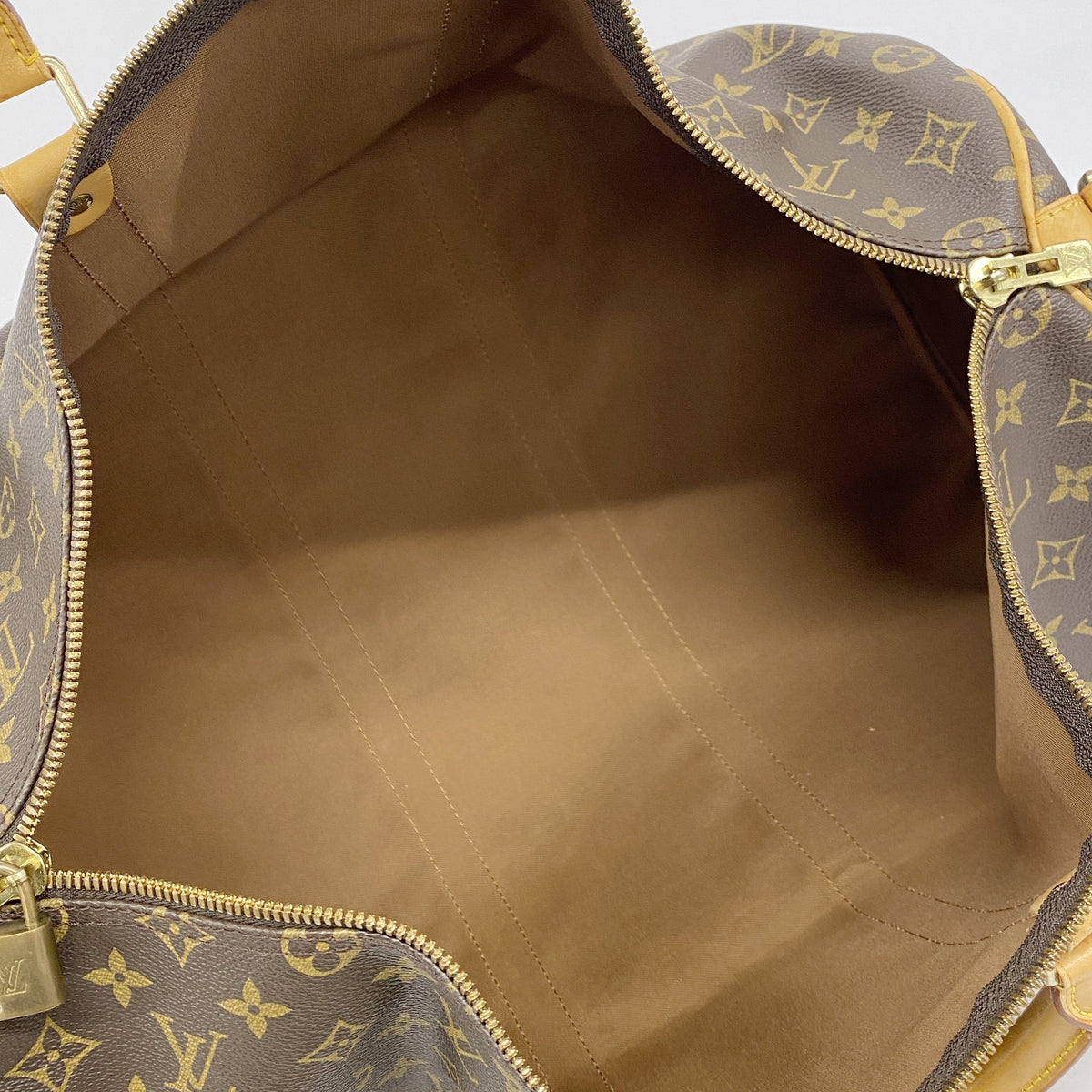 【6hc2849】ルイヴィトン ボストンバッグ モノグラム キーポルバンドリエール50 M41416 ブラウン【中古】メンズ レディース ユニセックス