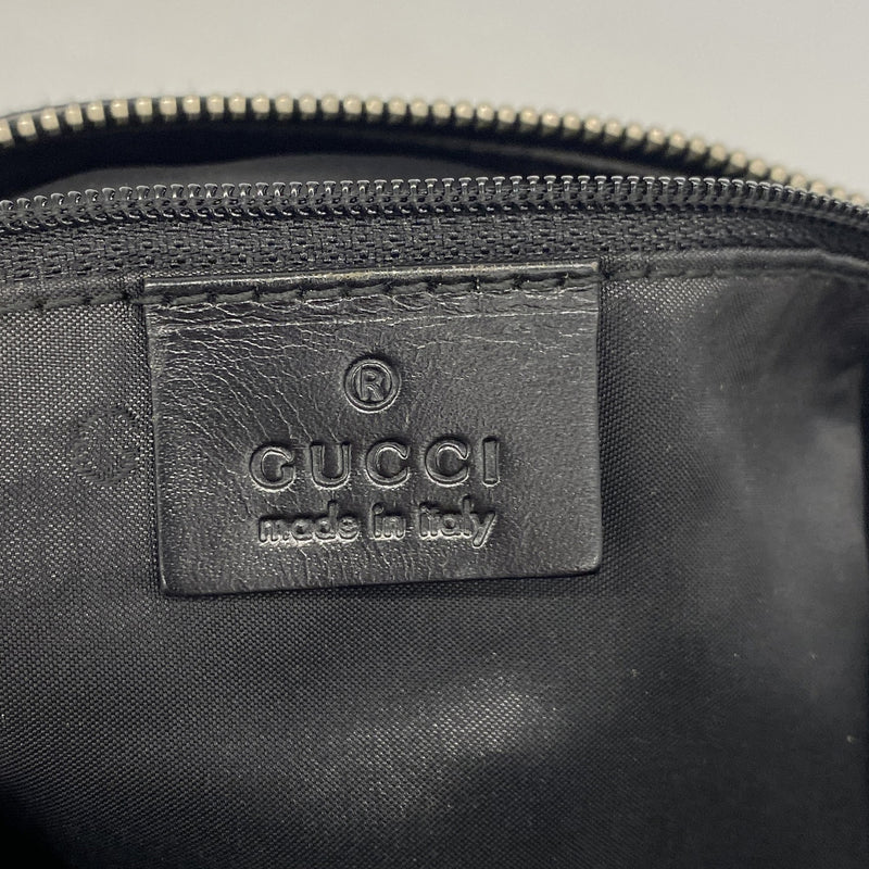 【6hc2854】グッチ ハンドバッグ GGキャンバス 001 3814 キャンバス ブラック シルバー金具【中古】レディース