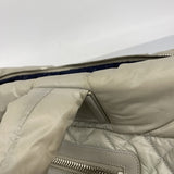 【6hc2855】シャネル トートバッグ コココクーン ナイロン グレー シルバー金具【中古】レディース