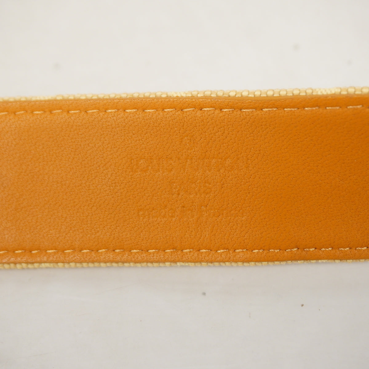 【6hc2859】ルイヴィトン ベルト モノグラム・ミニ サンチュール M6817U ベージュ【中古】レディース