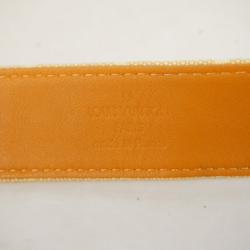 【6hc2859】ルイヴィトン ベルト モノグラム・ミニ サンチュール M6817U ベージュ【中古】レディース