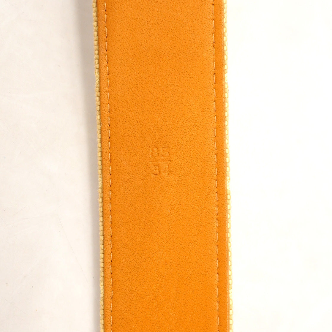 【6hc2859】ルイヴィトン ベルト モノグラム・ミニ サンチュール M6817U ベージュ【中古】レディース