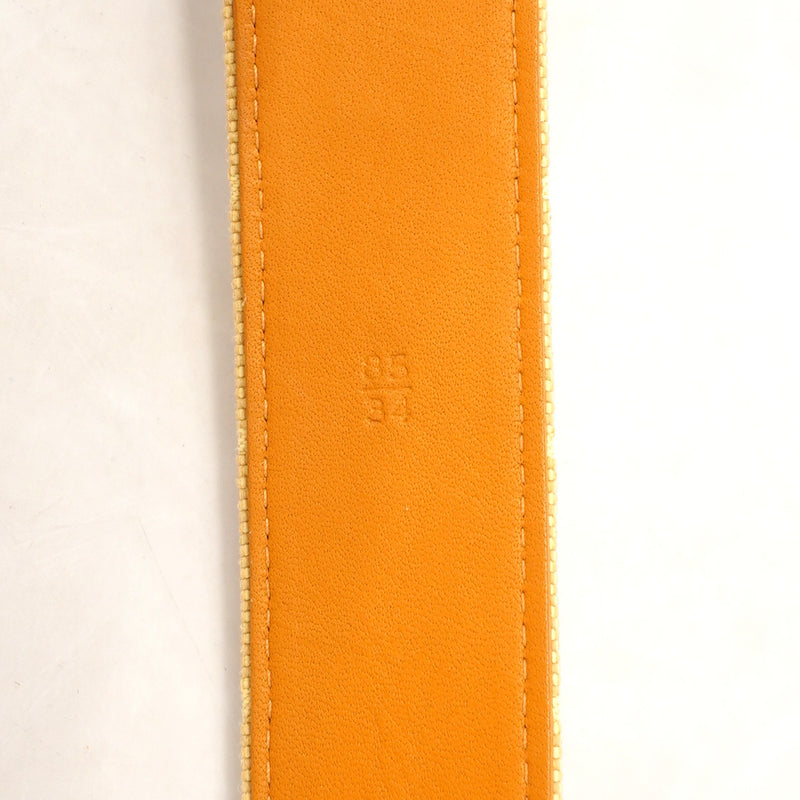 【6hc2859】ルイヴィトン ベルト モノグラム・ミニ サンチュール M6817U ベージュ【中古】レディース