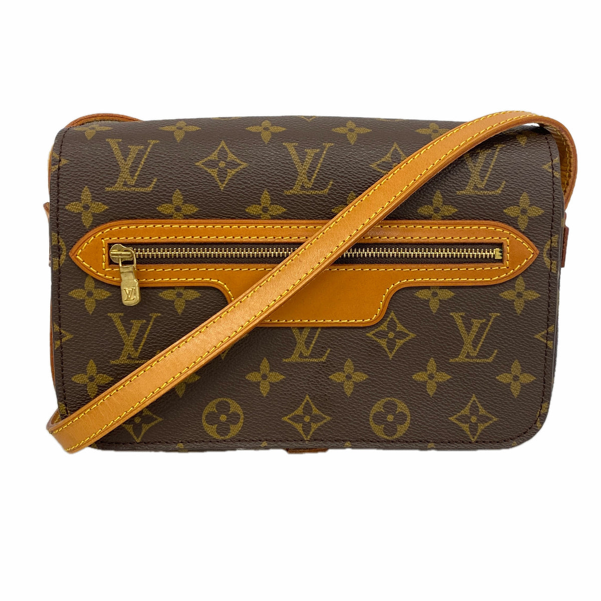 【6hc2871】ルイヴィトン ショルダーバッグ モノグラム サンジェルマン24 M51210 ブラウン【中古】レディース