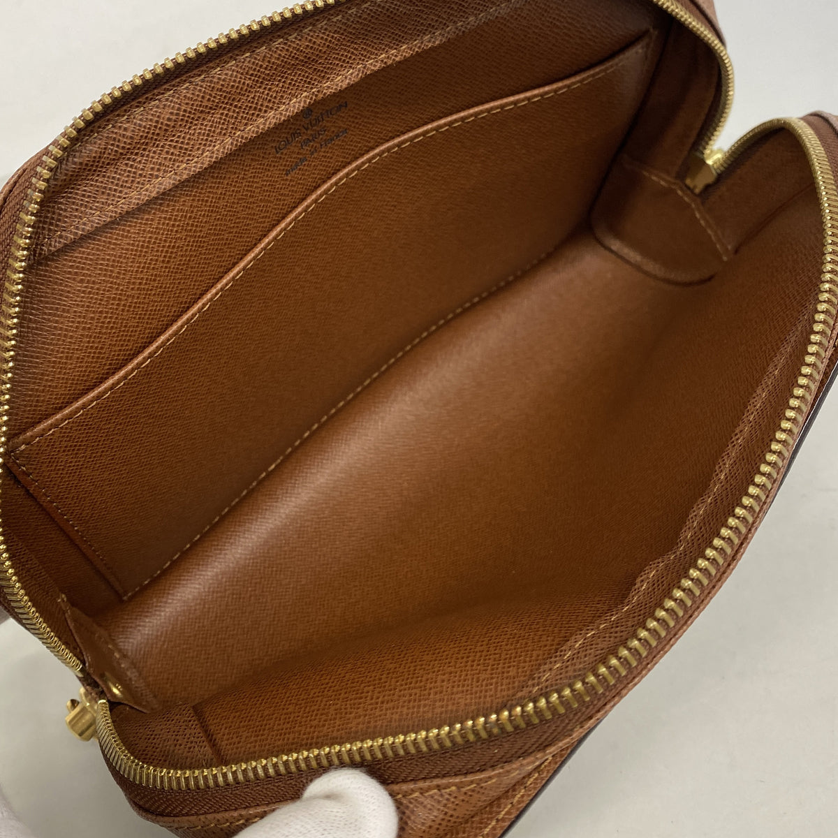 【6hc2874】ルイヴィトン クラッチバッグ モノグラム オルセー M51790 ブラウン【中古】メンズ