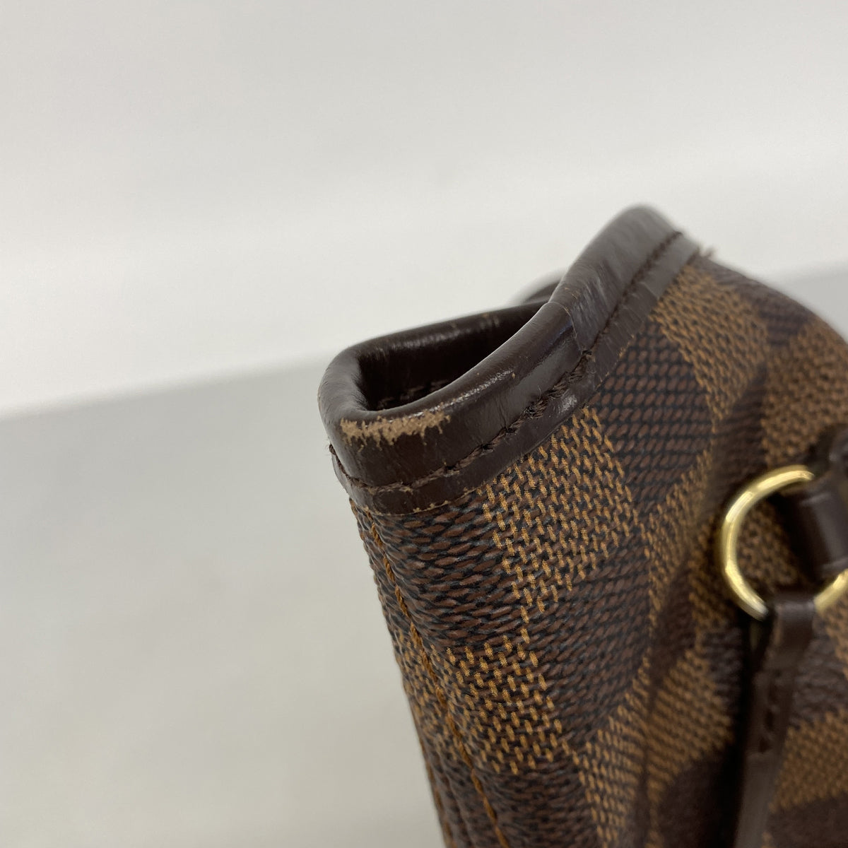 【6hc2897】ルイヴィトン トートバッグ ダミエ ネヴァーフルMM N51105 エベヌ【中古】レディース