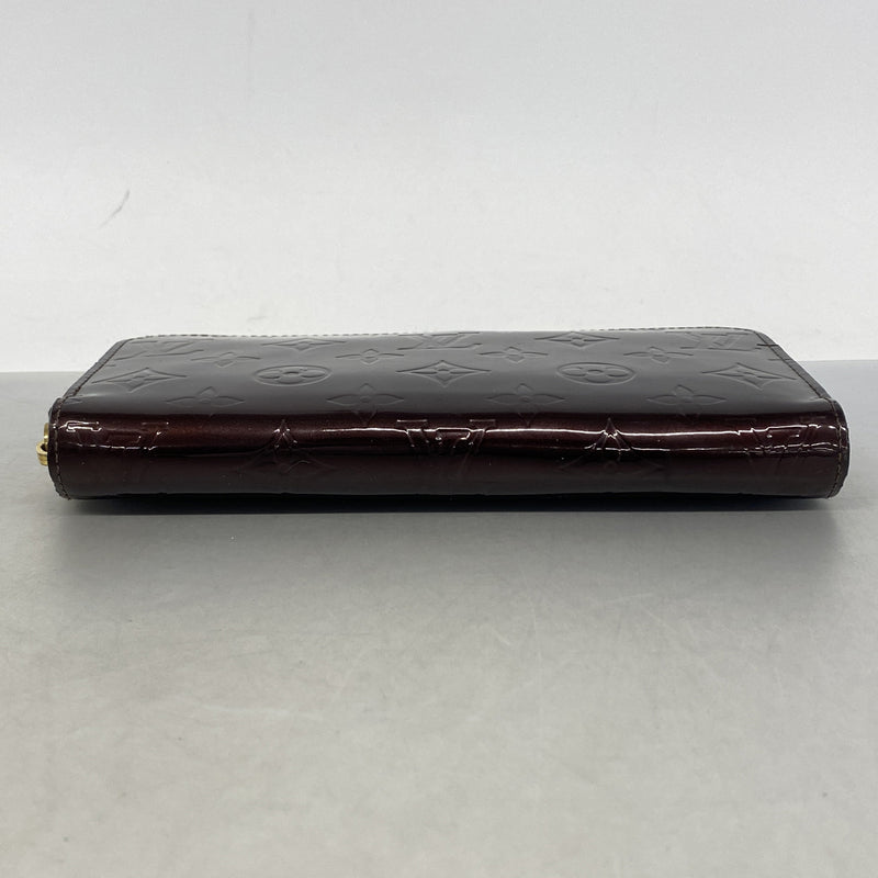 【6hc2901】ルイヴィトン 長財布 ヴェルニ ジッピーウォレット M93522 アマラント【中古】メンズ レディース ユニセックス