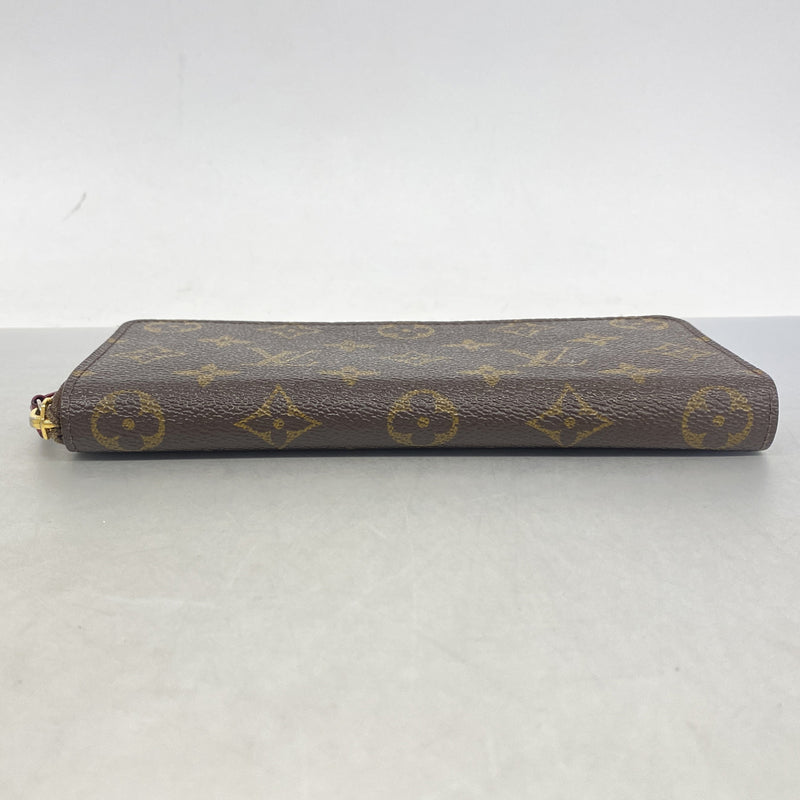 【6hc2902】ルイヴィトン 長財布 モノグラム ポルトフォイユクレマンス M60742 フューシャ【中古】レディース