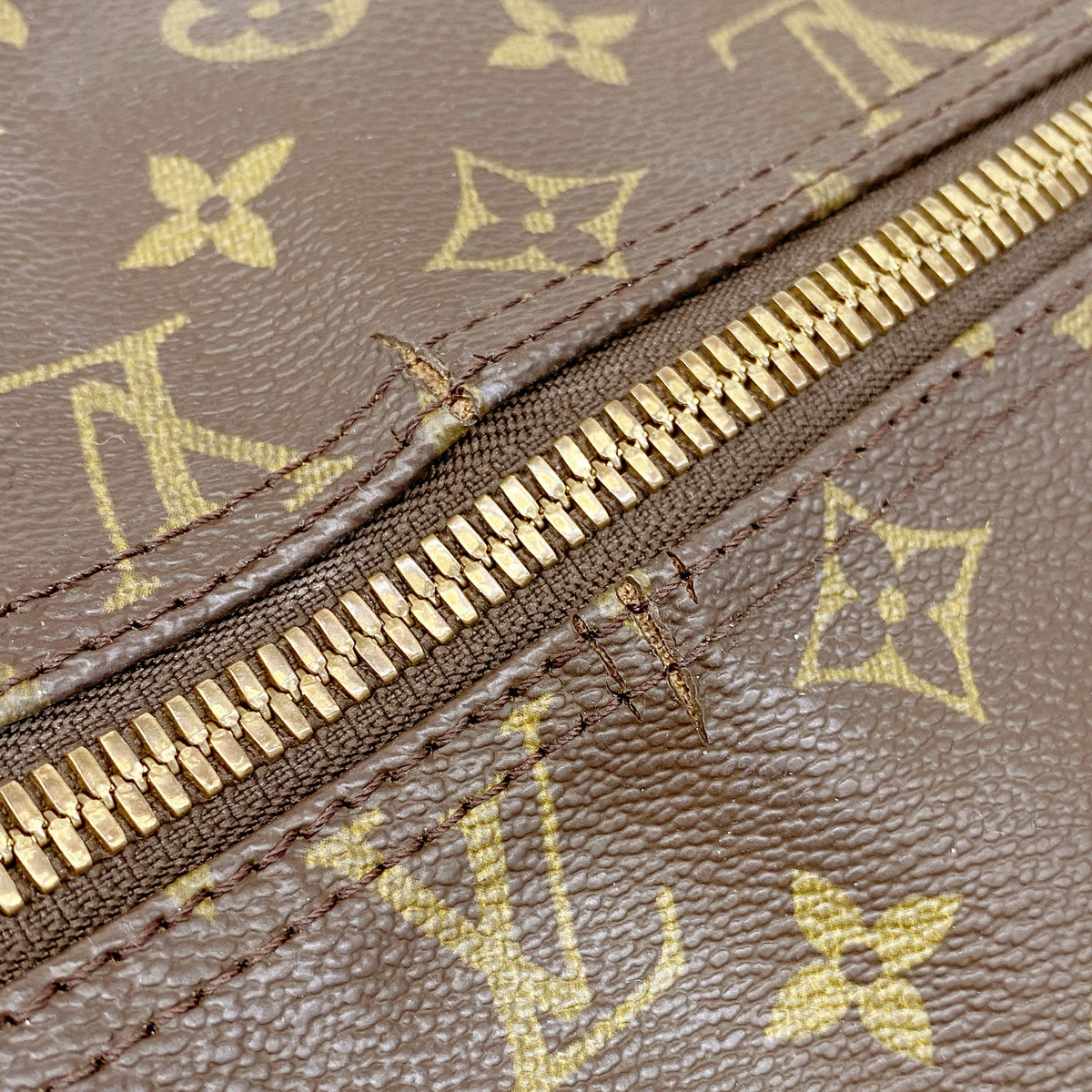【6hc2923】ルイヴィトン ボストンバッグ モノグラム クルーザーバッグ40 M41139 ブラウン【中古】メンズ レディース ユニセックス