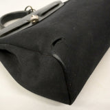 【6hb0099】エルメス ハンドバッグ エールバッグアドPM トワルオフィシエ ブラック シルバー金具 □F刻印 2wayバッグ【中古】レディース