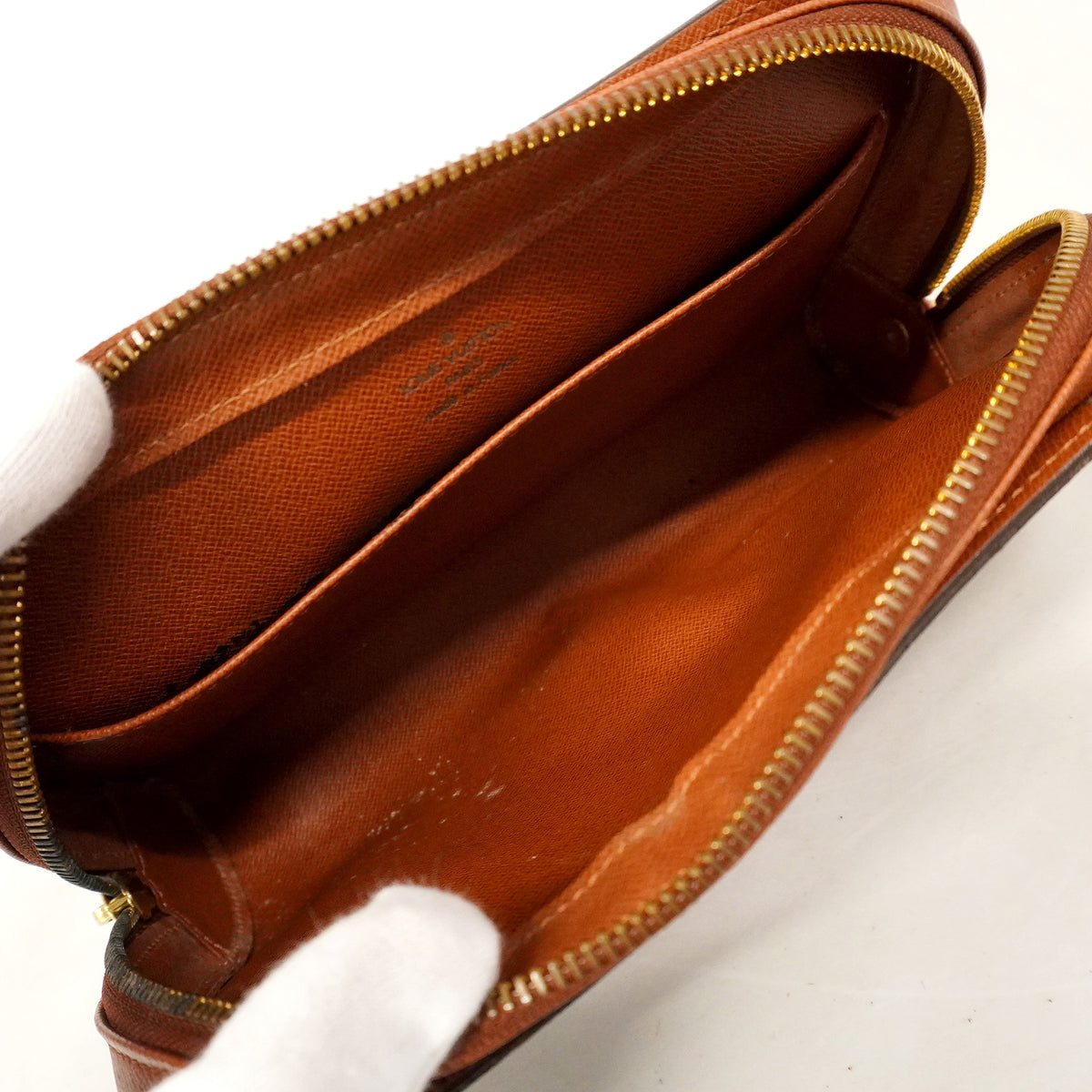【6hb0101】ルイヴィトン クラッチバッグ モノグラム オルセー M51790 ブラウン【中古】メンズ