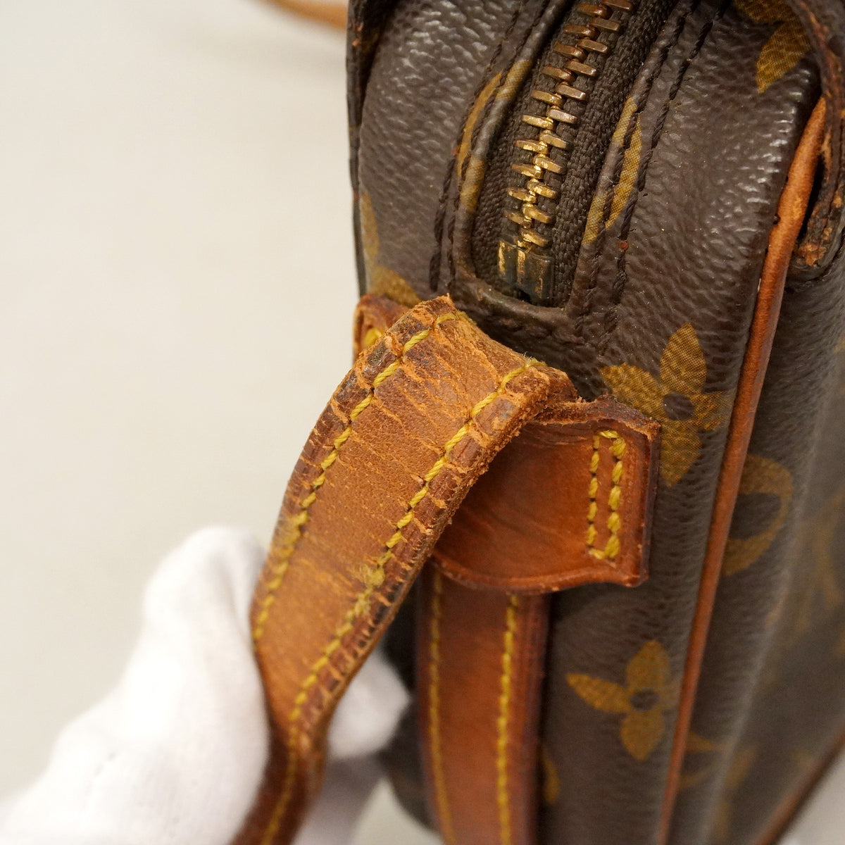 【6hb0103】ルイヴィトン ショルダーバッグ モノグラム サンジェルマン24 M51210 ブラウン【中古】レディース