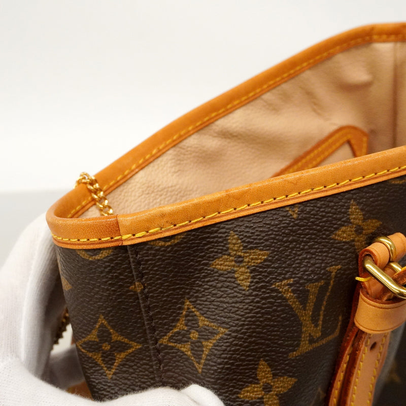 【6hb0104】ルイヴィトン トートバッグ モノグラム バケットPM M42238 ブラウン【中古】レディース
