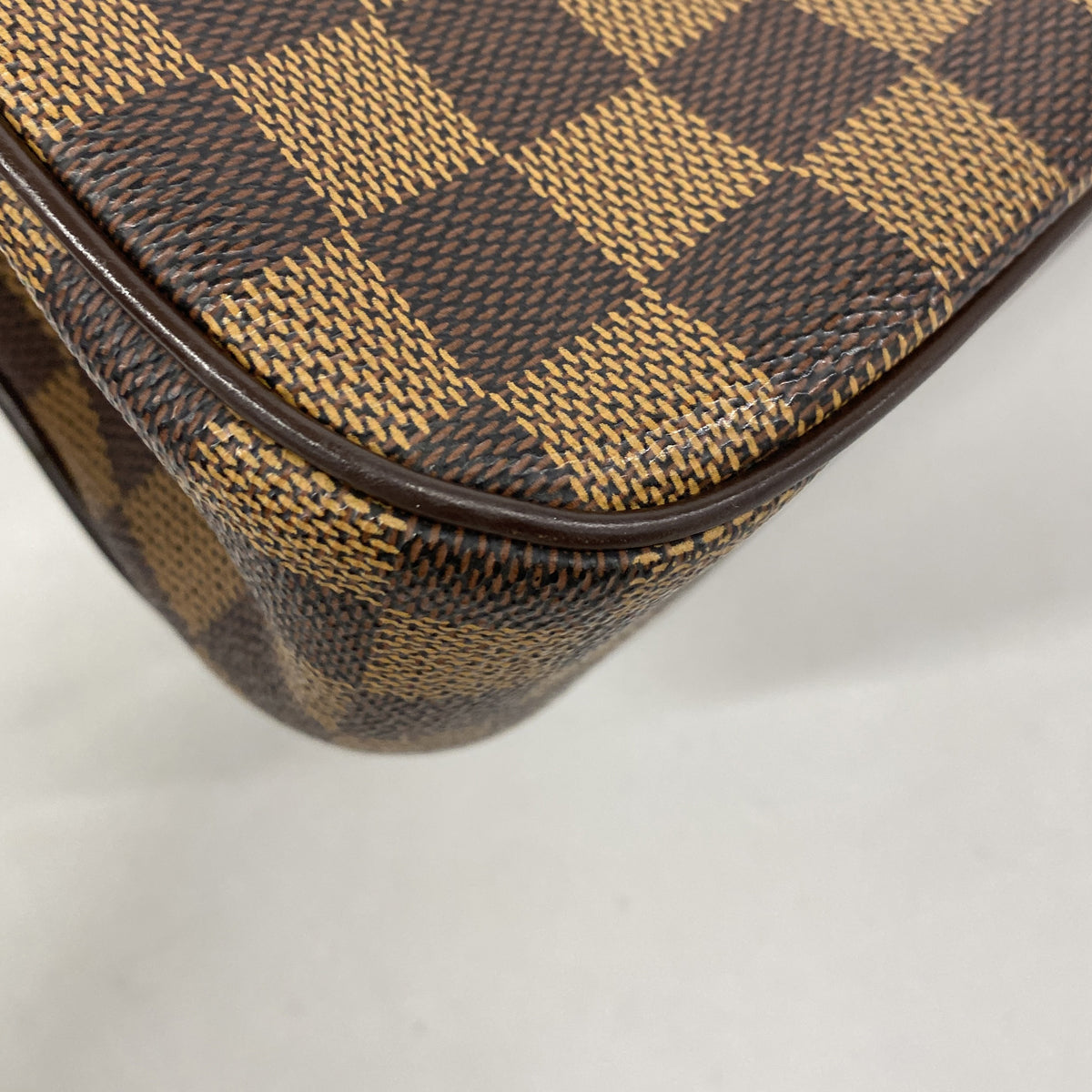 【6hd2948】ルイヴィトン ショルダーバッグ ダミエ オーバーニュ N51129 エベヌ【中古】レディース
