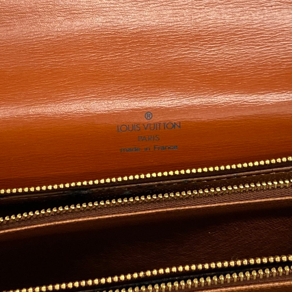 【6hd2949】ルイヴィトン ハンドバッグ エピ コンコルド M52133 ケニアブラウン【中古】レディース