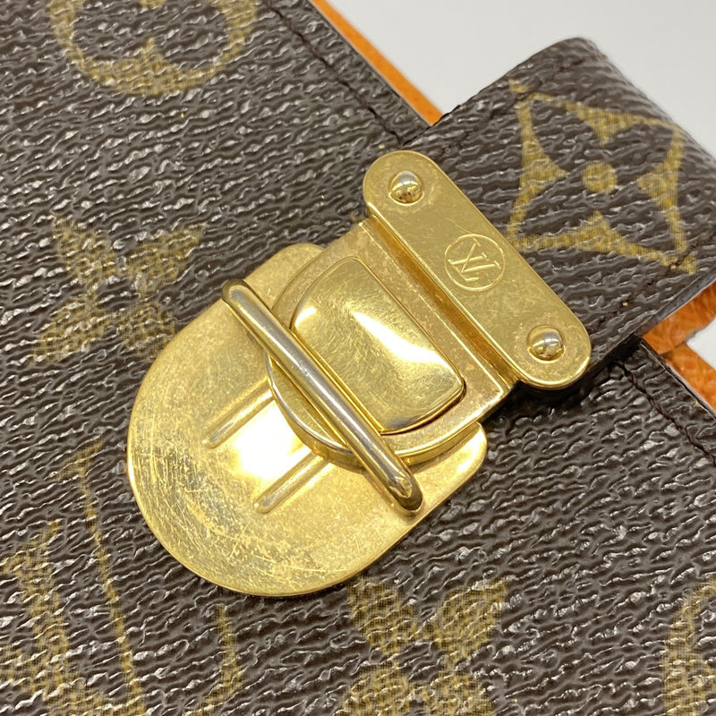 【6hd2952】ルイヴィトン 手帳カバー モノグラム アジェンダPM R21015 ブラウン マンダリン コアラ【中古】レディース