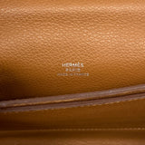 【6hd2953】エルメス ショルダーバッグ Hパッサン エバーカラー ゴールド ローズアザレ/ブルーニュイ シルバー金具 Y刻印【中古】レディース