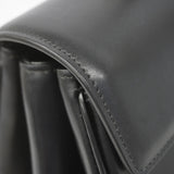 【6hd2954-h】セリーヌ ハンドバッグ セーズ レザー ブラック ゴールド金具 2wayバッグ【中古】レディース
