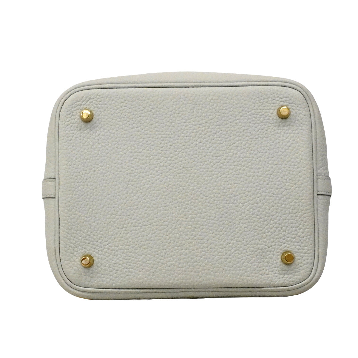 【6hd2971】エルメス ハンドバッグ ピコタンロックMM トリヨンクレマンス ブルーペール ゴールド金具 B刻印【中古】レディース