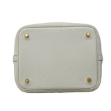 【6hd2971】エルメス ハンドバッグ ピコタンロックMM トリヨンクレマンス ブルーペール ゴールド金具 B刻印【中古】レディース