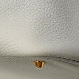 【6hd2971】エルメス ハンドバッグ ピコタンロックMM トリヨンクレマンス ブルーペール ゴールド金具 B刻印【中古】レディース