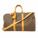 【6hd2976】ルイヴィトン ボストンバッグ モノグラム キーポルバンドリエール45 M41418 ブラウン【中古】メンズ レディース ユニセックス