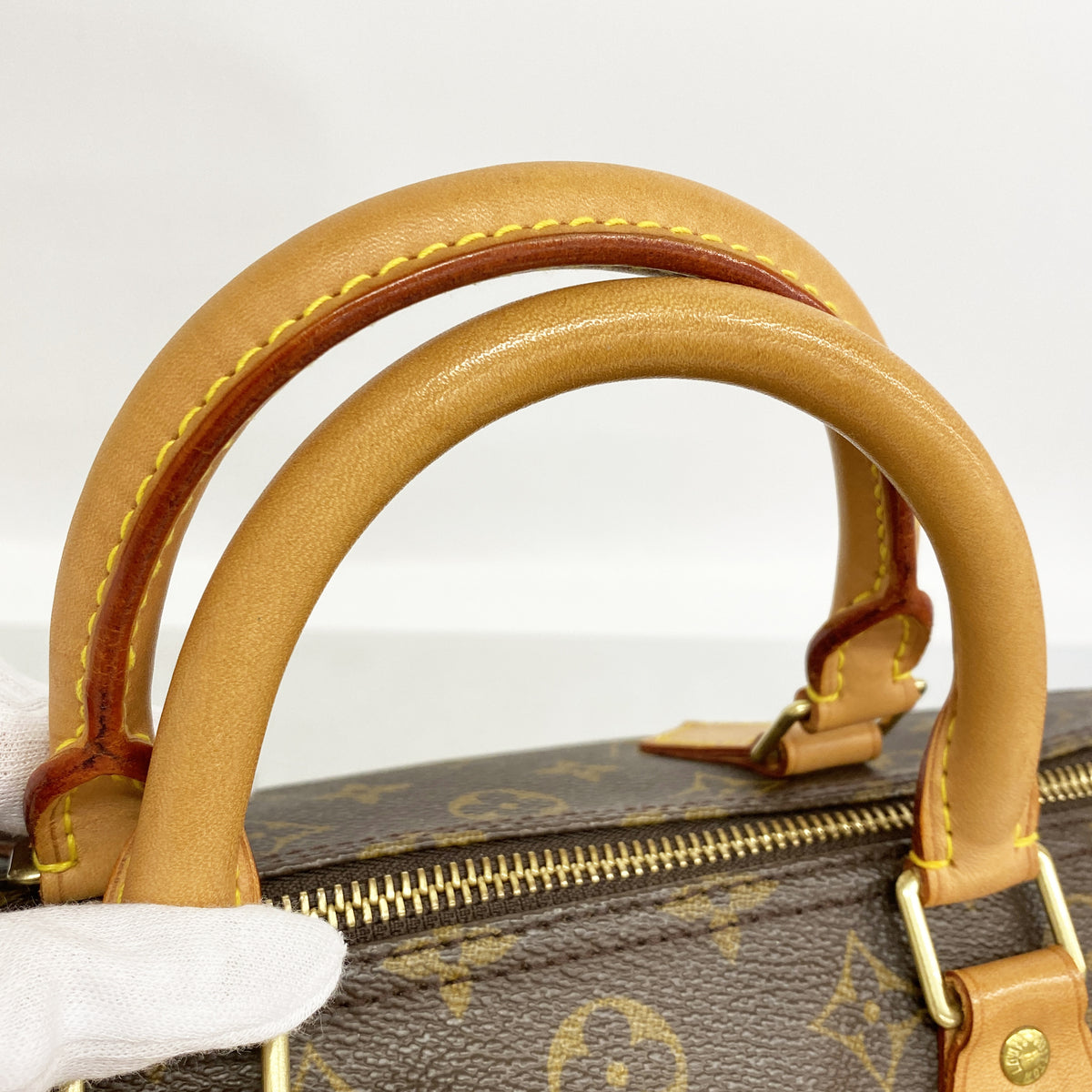 【6hd2985】ルイヴィトン ハンドバッグ モノグラム スピーディ30 M41108 ブラウン【中古】レディース