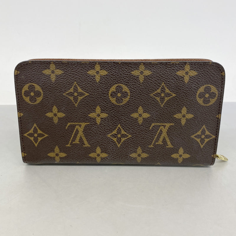 【6hd3004】ルイヴィトン 長財布 モノグラム ポルトモネジップ M61727 ブラウン【中古】メンズ レディース ユニセックス