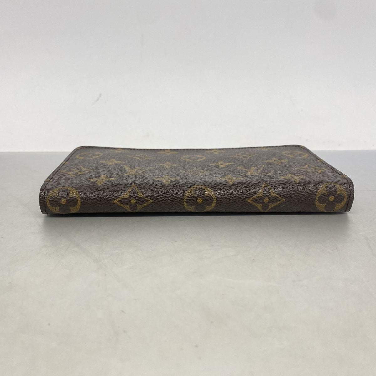 【6hd3004】ルイヴィトン 長財布 モノグラム ポルトモネジップ M61727 ブラウン【中古】メンズ レディース ユニセックス