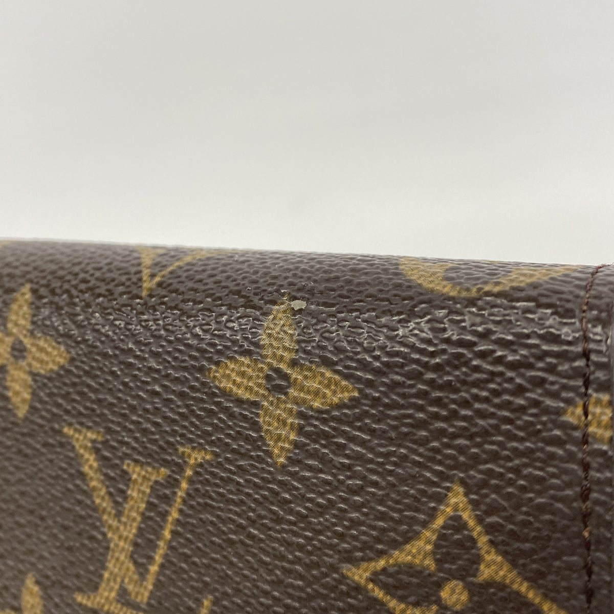 【6hd3004】ルイヴィトン 長財布 モノグラム ポルトモネジップ M61727 ブラウン【中古】メンズ レディース ユニセックス