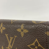 【6hd3004】ルイヴィトン 長財布 モノグラム ポルトモネジップ M61727 ブラウン【中古】メンズ レディース ユニセックス