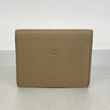 【6hd3008】フェンディ 名刺入れ ピーカブー レザー ブラウン シルバー金具【中古】メンズ レディース ユニセックス